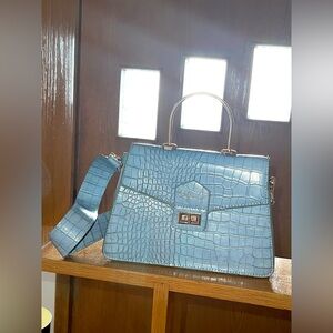 Blue & Gold ShyDiva Handbag